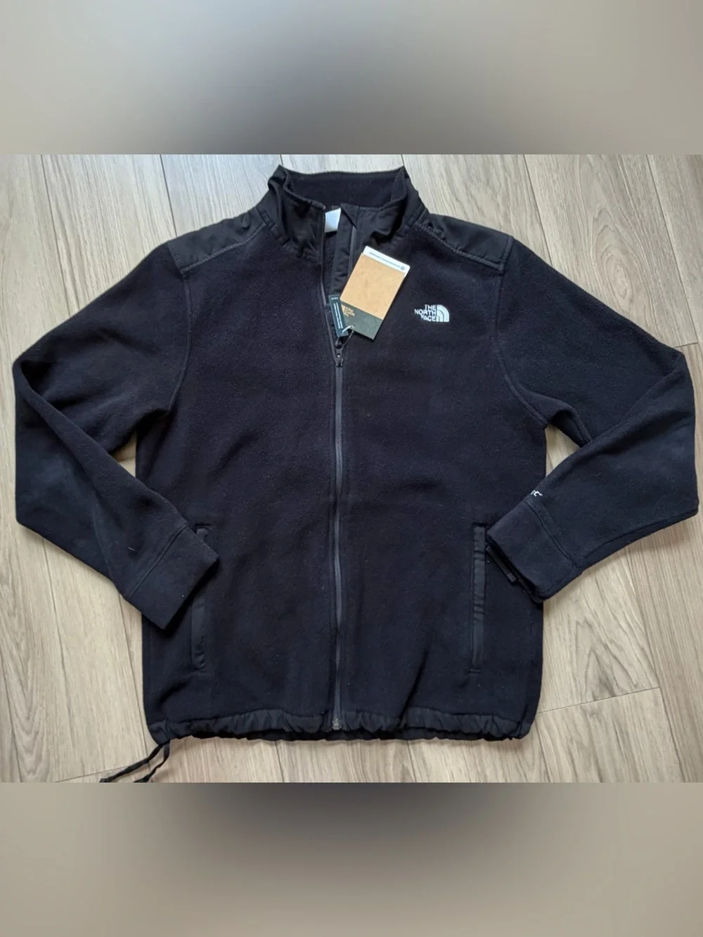 The North Face Retro Denali Men’s Black Full-Zip Fleece Jacket Polartec Sz Large